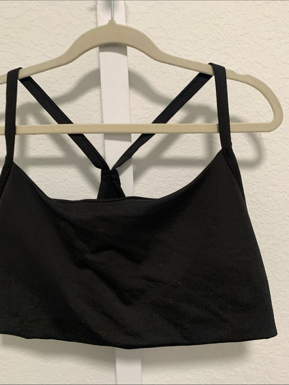 NWT Old Navy CloudComfy Go Dry Black Padded Sports Bra - Picture 3 of 8